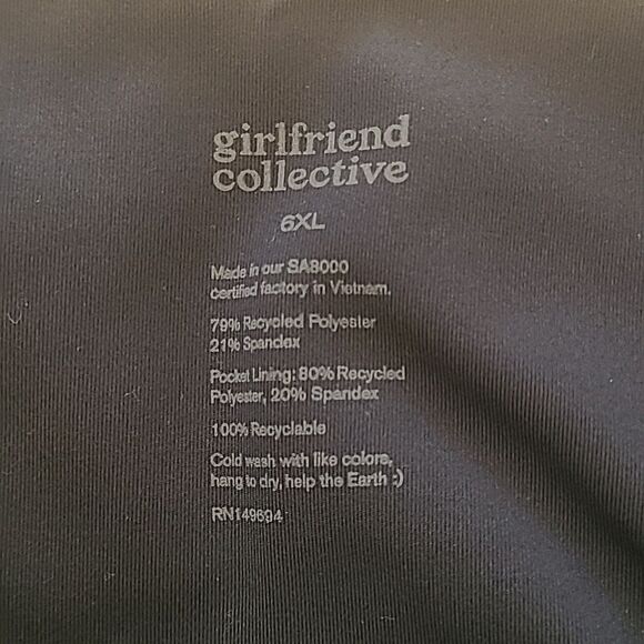 Girlfriend Collective Compressive High-Rise Legging Midnight Navy Blue Size 6 XL - Picture 12 of 12